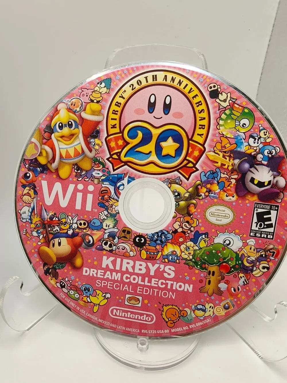 Kirby's Dream Collection Special Edition Wii Game Disc Only